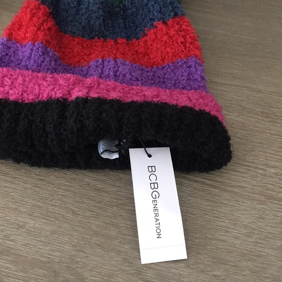 BCBGeneration Multicolor Hat with PomPom Size OS - Picture 5 of 5